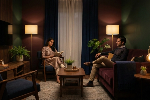 5 Dark Shades for small rooms